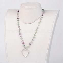 Gemstone beads Pendant Necklaces&nbsp;NJEW-JN01703