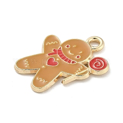 Christmas Alloy Enamel Pendants&nbsp;ENAM-K074-01G-08