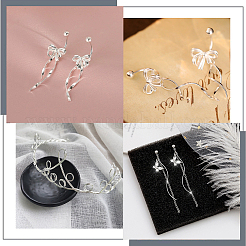 999 Fine Silver Sterling Silver Wires&nbsp;STER-BBC0006-64B