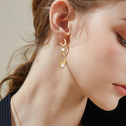 16Pcs Brass Earring Findings&nbsp;KK-SC0006-60