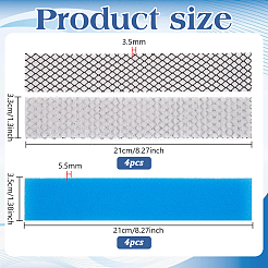 8Pcs Sponge Air Condition Filters Replacement&nbsp;AJEW-WH0410-150
