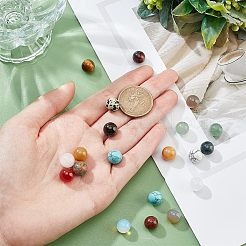 Natural & Synthetic Gemstone Round Beads&nbsp;G-NB0003-86B