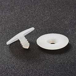プラスチック人形の目  ぬいぐるみの目  安全の目  ホワイト  19.5~44x4~5.5mm  穴：5~6.5mm&nbsp;DIY-XCP0001-47