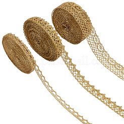 2 Rolls Metallic Yarn Lace Trim&nbsp;OCOR-GF0005-58A