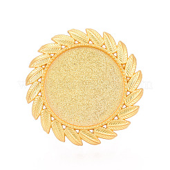 Adjustable Alloy & Iron Bezel Cup Ring Base with Rotatable Tray&nbsp;MAK-T012-11G