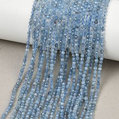 Natural Devil Blue Aquamarine Beads Strands&nbsp;GG-CBAF158-D01-01