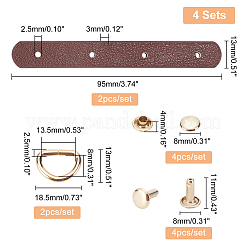 PU Leather Chain Bag Strap&nbsp;FIND-WH0093-20B