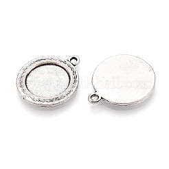 Tibetan Style Alloy Pendant Cabochon Settings&nbsp;PALLOY-N178-05AS