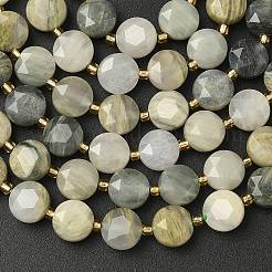 Natural Green Rutilated Quartz Beads Strands&nbsp;G-C116-A145-01