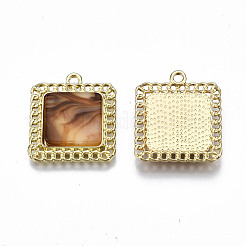Rack Plating Alloy Pendants&nbsp;PALLOY-T077-119LG-RS