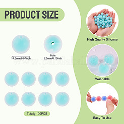 Silicone Beads&nbsp;SIL-TAC0013-16B