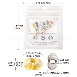 Czech Lampwork Beads/Gold Inlay Color&nbsp;LAMP-YW0001-09