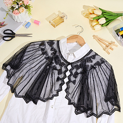Polyester with Plastic Shawls&nbsp;AJEW-CY0003-23