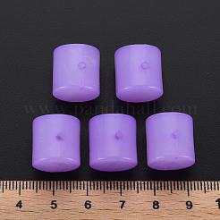 模造ゼリーアクリルビーズ  コラム  暗い蘭  14.5x14.5mm  穴：1.8mm  約200個/500g&nbsp;MACR-S373-88-E04