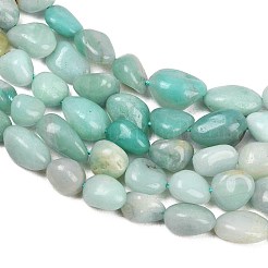 天然アマゾナイトナゲット連売り  8~12x7~9x3~6mm  穴：1mm  約38個/連  14.96''（38センチメートル）&nbsp;X-G-J335-31A