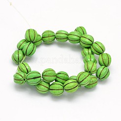 Synthetic Turquoise Bead Strands&nbsp;G-M147-14mm-07