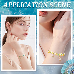 Ocean Theme DIY Synthetic Turquoise & Shell Beads Bracelet Making Kits&nbsp;DIY-SC0028-41