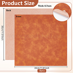 PUレザー生地  DIYクラフト用品  スコアー  ペルー  300x300x0.7mm&nbsp;DIY-WH0656-70A