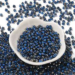 Transparent Inside Colours Glass Seed Beads&nbsp;SEED-H002-A-C215