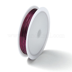 銅製ワイヤー  ニッケルフリー  パープル  24ゲージ  0.5mm  約8m /ロール&nbsp;CW0.5mm017