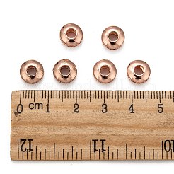 Brass Micro Pave Cubic Zirconia Beads&nbsp;ZIRC-F001-121RG