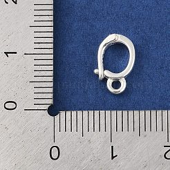 925スターリングシルバーペンダントベイル  銀  11x7x2mm  穴：5mm&nbsp;STER-NH0001-067A-S