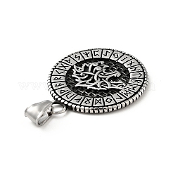 304 Stainless Steel Pendants&nbsp;X-STAS-P309-09AS