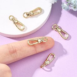 シェグレース 真鍮製回転式留め金  鉛フリー＆カドミウムフリー＆ニッケルフリー  18KGP本金メッキ  17x6x4mm  穴：2x3mm&nbsp;XGRQ58274-758G