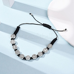 Nylon Rope Braided Bracelet for Women&nbsp;BJEW-Z156-03AS-02