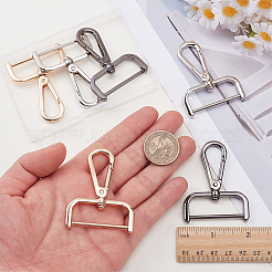 6Pcs 3 Colors Zinc Alloy Swivel Clasps&nbsp;FIND-SP0005-66A