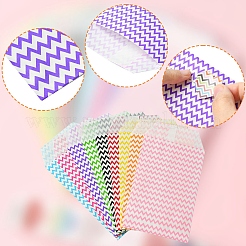 45Pcs 9 Colors White Kraft Paper Bags&nbsp;CARB-FS0001-02