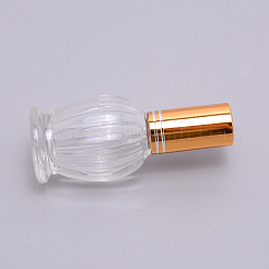 芳香剤ガラス瓶  スプレーノズル付き  詰め替え可能な空の香水瓶用  透明  3.3x7.65cm  容量：10ml（0.34fl.oz）&nbsp;MRMJ-WH0071-55