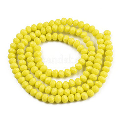 Opaque Solid Color Glass Beads Strands&nbsp;EGLA-A034-P4mm-D26