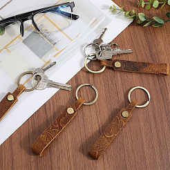 Leather Keychain&nbsp;KEYC-WH20002-05B-01