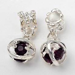Alloy European Dangle Pendants&nbsp;PALLOY-O077-03G