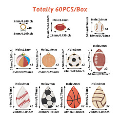 DIY Sports Themed Pendants Jewelry Making Finding Kits&nbsp;DIY-PJ0001-35