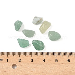 天然石グリーンアベンチュリンビーズ  タンブルストーン  穴なし/ドリルなし  チップ  5~8x2~5mm  約50 G /袋&nbsp;G-J370-03