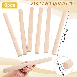 Beech Wood Sticks&nbsp;LS-DIY-WH0325-96H