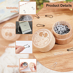 Alloy Calabash Pins&nbsp;FIND-WH0036-87