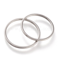 Non-Tarnish 304 Stainless Steel Plain Band Rings&nbsp;LS-RJEW-B0006-7-02P