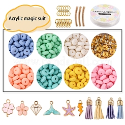 DIY Charms Jewelry Set Making Kit&nbsp;DIY-YW0005-35