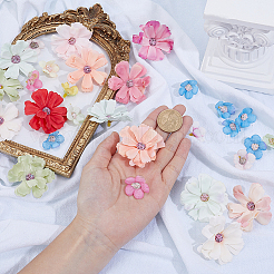 150Pcs 2 Styles Cloth Flower Ornaments&nbsp;DIY-SP0005-85