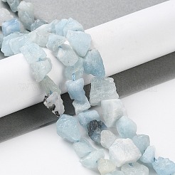 Raw Rough Natural Aquamarine Beads Strands&nbsp;G-B065-C16