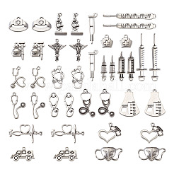Tibetan Style Zinc Alloy Pendants&nbsp;TIBEP-TA0002-36AS-RS