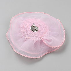 花柄ポリエステルマルチ連ブローチ  ピンク  150mm&nbsp;JEWB-WH20003-05A
