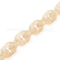 Handmade Transparent Acrylic Cable Chains&nbsp;AJEW-JB00815
