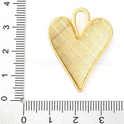 合金エナメルチャーム  ライトゴールド  アイチャーム付きハート  濃いピンク  34.5x25.5x4.5mm  穴：9x4.5mm&nbsp;PALLOY-S034-01G-A