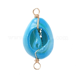Spray Paint Cowrie Shell Links&nbsp;PALLOY-JF00456-03