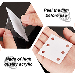 24Pcs Square Acrylic Sheet for Knitting Loom Accessories&nbsp;TOOL-GA0001-95B