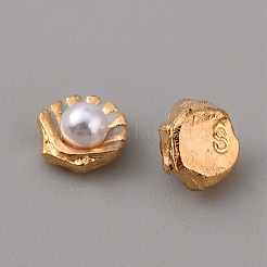 Alloy Enamel Cabochons&nbsp;MRMJ-WH0064-46A
